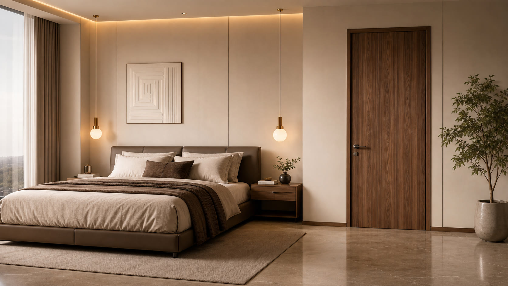 Interior door performance visual